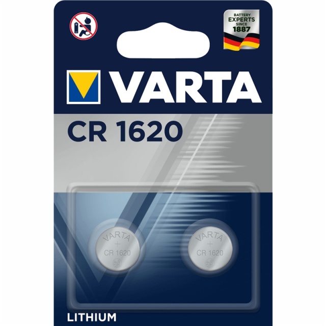 Varta CR1620 3V litium knappcellebatteri