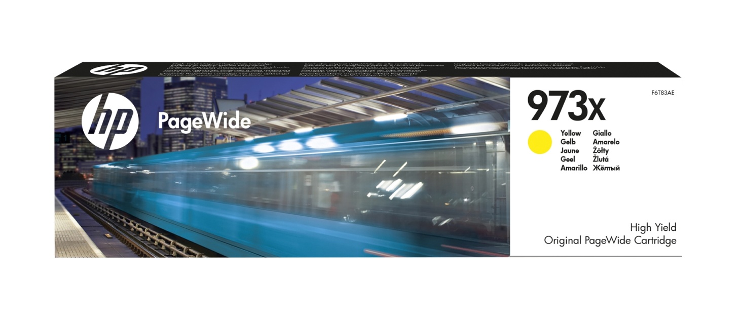 HP 973X blekkpatroner Original High (XL) Yield Yellow
