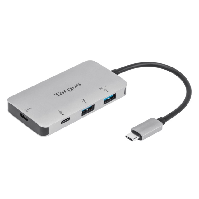 TARGUS ACH228 USB-C 2x USB-A+2x USB-C Sølv