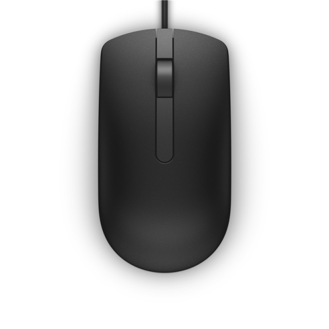 Dell MS116 Datamus Ambidextrous USB Type-A Optisk 1000 DPI