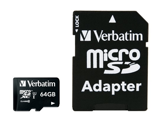 Verbatim Premium flashminne 64 GB MicroSDXC klasse 10