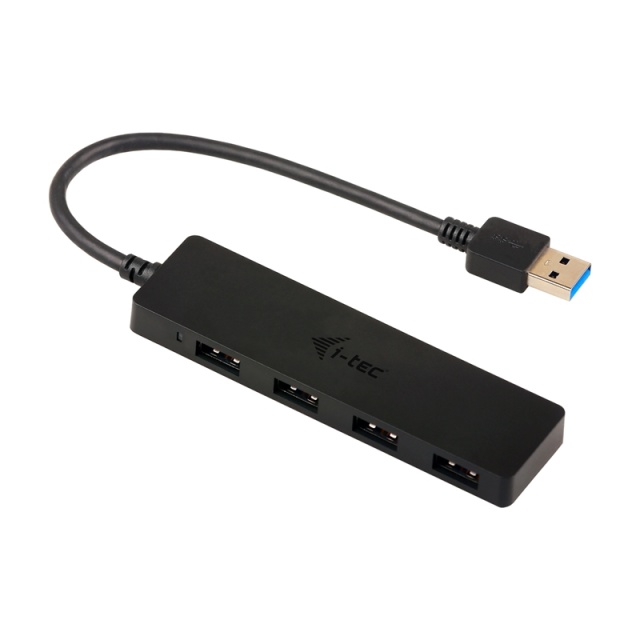 i-tec USB 3.0 Slim Passiv HUB Hub med 4 USB-porter