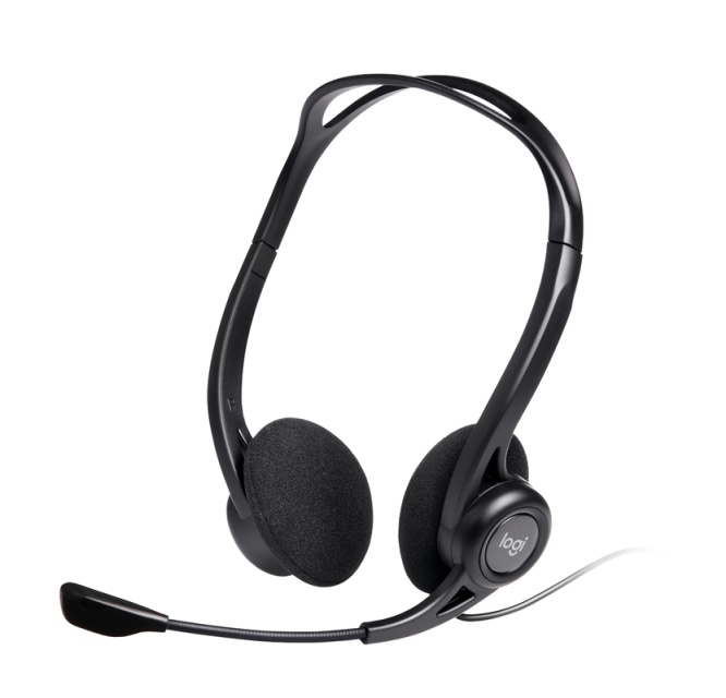 Logitech 960 USB-hodesett hodebøyle svart
