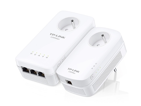 TP-LINK AV1200 1200 Mbit/s nettverkstilkoblet (Ethernet) Wi-Fi Hvit 2 stk