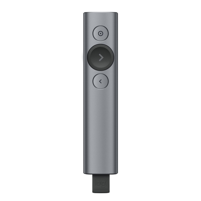 Logitech Spotlight trådløse presentatører Bluetooth/RF Grey