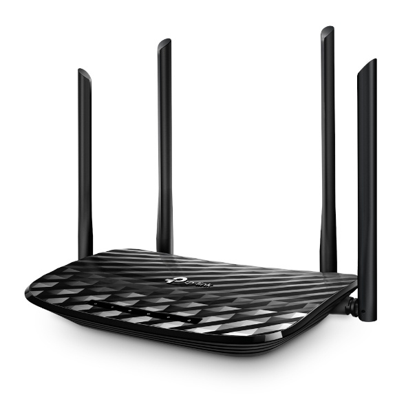 TP-LINK Archer C6 trådløs ruter med to bånd (2,4 GHz / 5 GHz) Svart