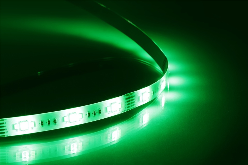 DELTACO SMART HOME LED-stripeforlengelse, 1m, RGB, 2700K-6500K, 6-pin