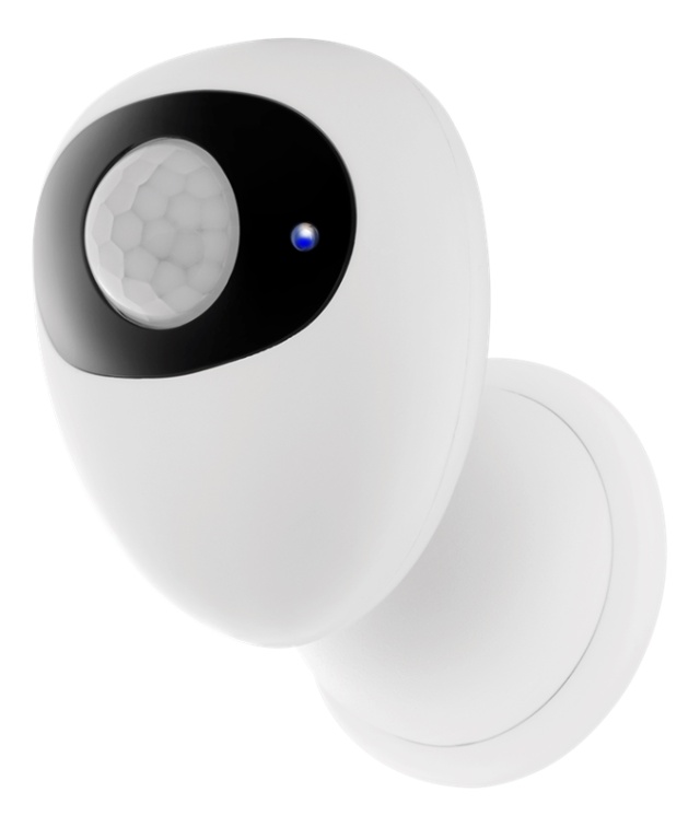 DELTACO SMART HOME Bevegelsessensor, PIR, WiFi 2,4 GHz, hvit/svart