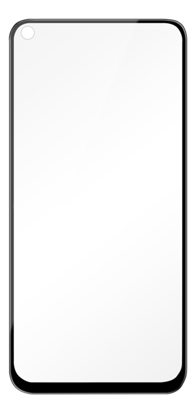 DELTACO skjermbeskytter til Huawei P40 Lite, 2,5D glass, fullskjerm