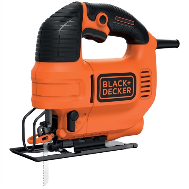 Black+Decker Stikksag 520W + sagblad og verktøykasse