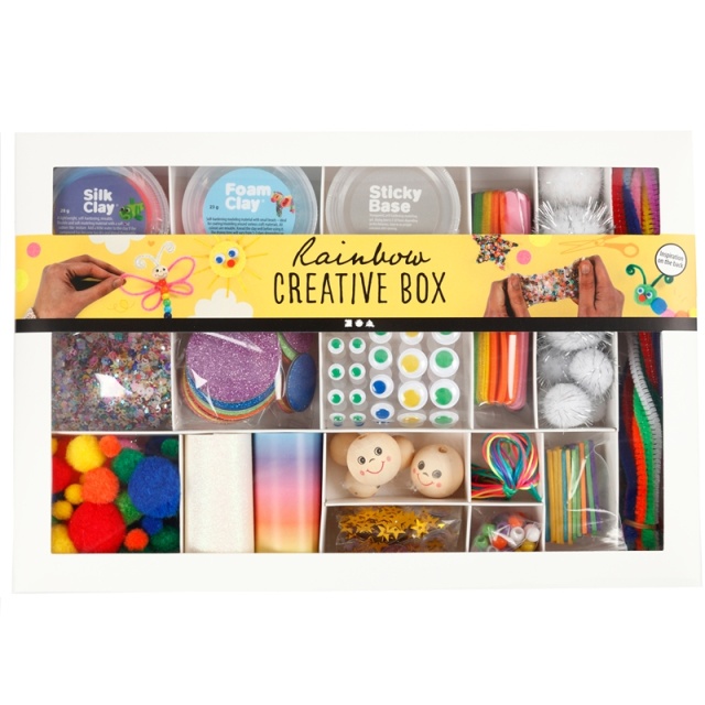 Colortime Kreativ eske, Regnbue, 1 sett