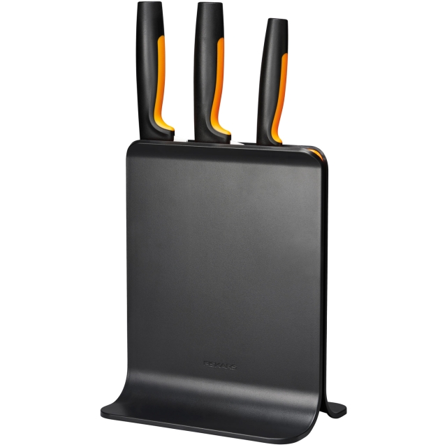 Fiskars Knivblokk i plast med 3 kniver FF