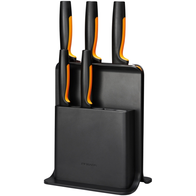 Fiskars Knivblokk i plast med 5 kniver FF
