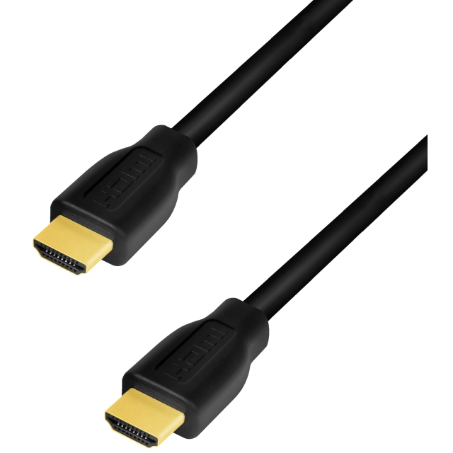 LogiLink HDMI-kabel Premium høyhastighets 4K/60 Hz, 1 m