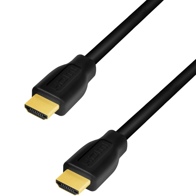 LogiLink HDMI-kabel Premium høyhastighets 4K/60 Hz, 2 m