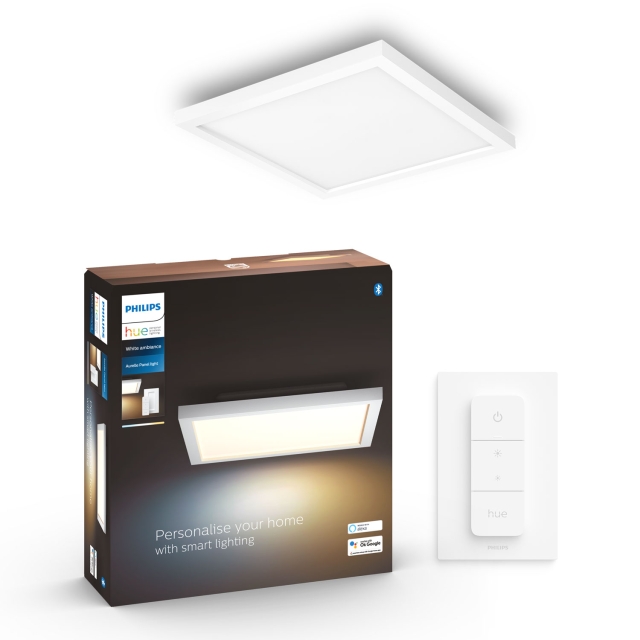 Philips Hue Aurelle firkantet lyspanel 19W hvit Amb