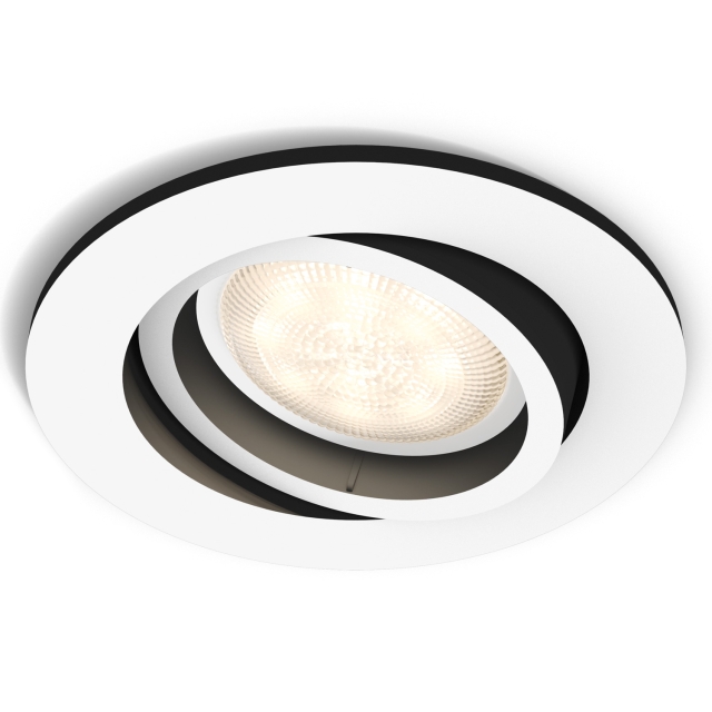 Philips Hue Milliskin spot hvit Ambiance rund hvit