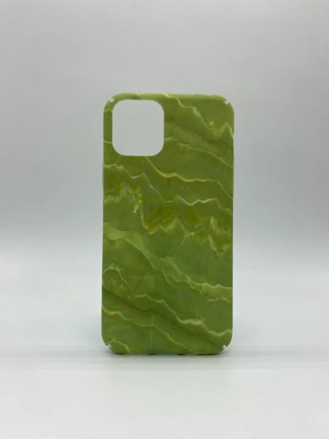 Marmor-etui med grønn marmor til iPhone 11 Pro Max