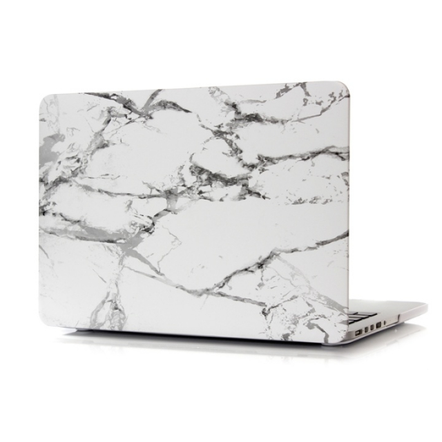 Hardplastdeksel til MacBook Pro 16" (A2485) 2021 Marble (Hvit)
