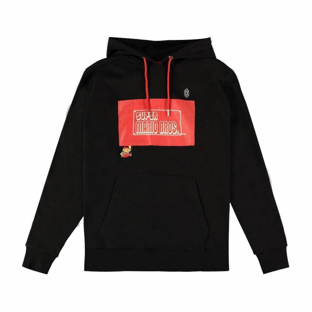 Difuzed 8Bit Super Mario Bros kengurugenser med hettegenser, S