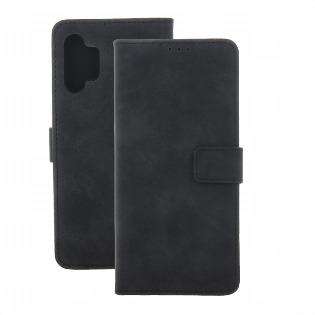 Smart Velvet-etui til iPhone 16 Pro, svart