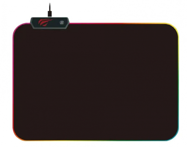 Havit MP903 RGB gamingmusematte, sklisikker - Svart