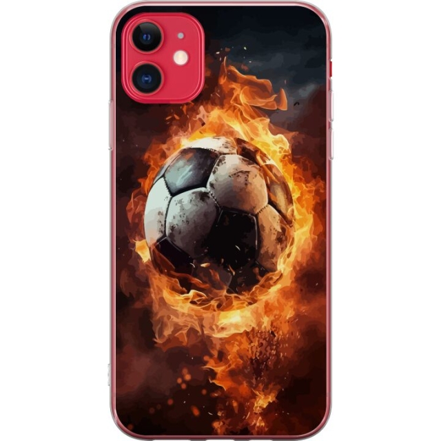 Mobildeksel til Apple iPhone 11 med Fotball motiv