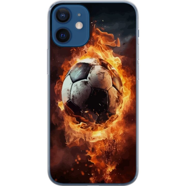 Mobildeksel til Apple iPhone 12 med Fotball motiv