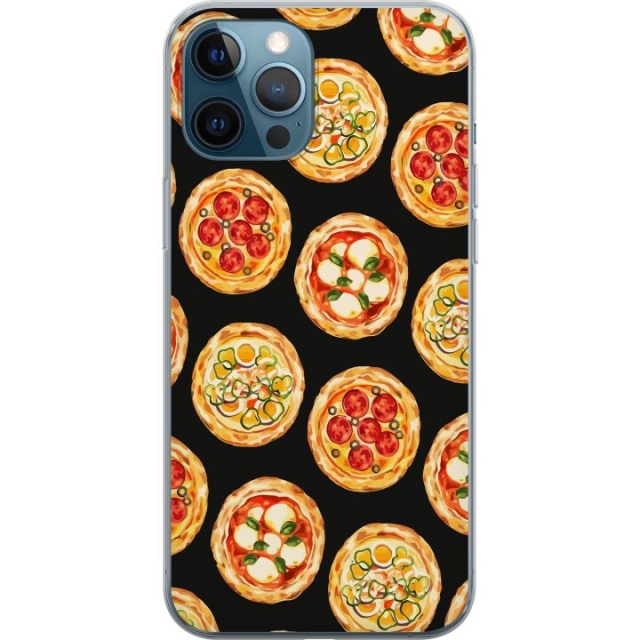 Mobildeksel til Apple iPhone 12 Pro med Pizza motiv