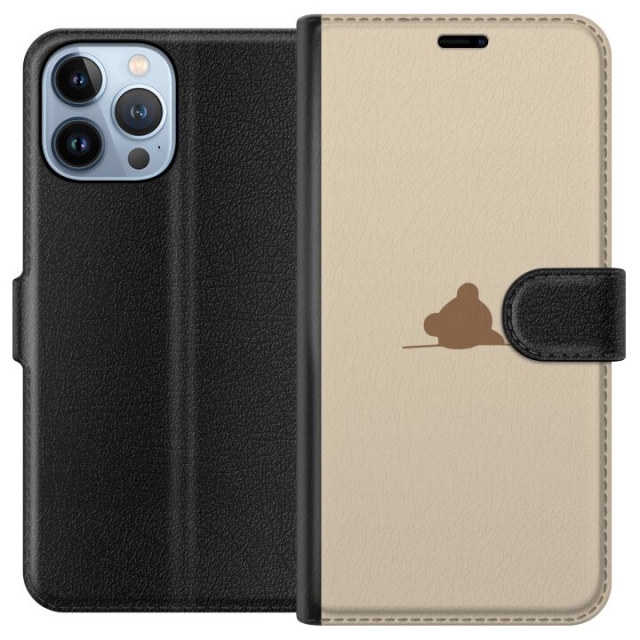 Lommeboketui til Apple iPhone 13 Pro Max med Nalle motiv