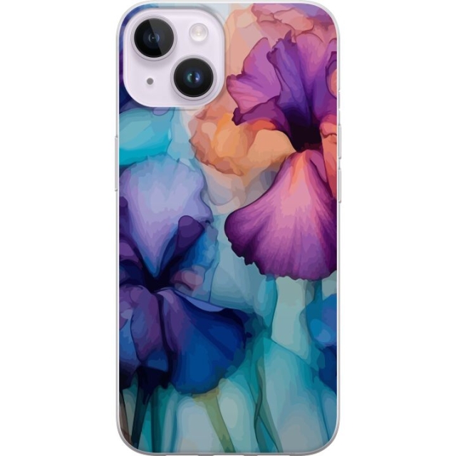 Mobildeksel til Apple iPhone 14 med Magiske blomster motiv
