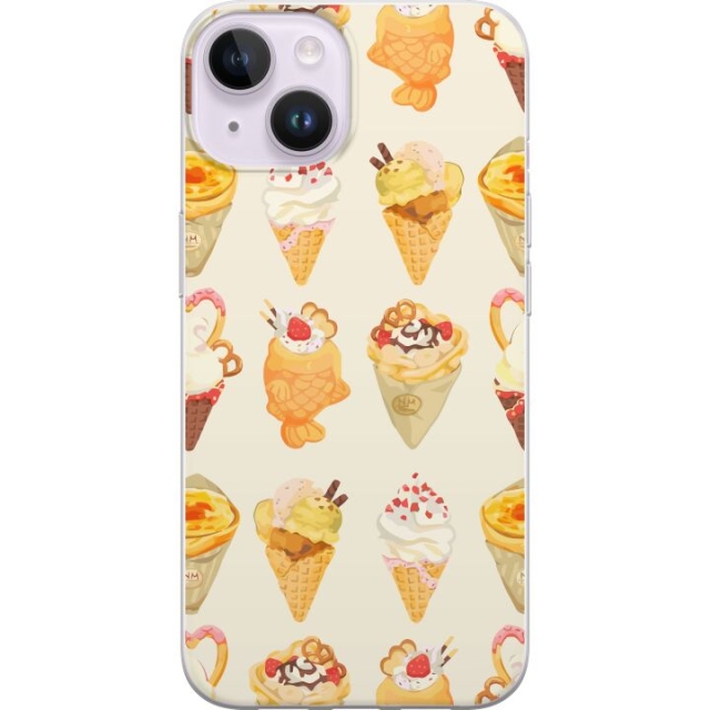 Mobildeksel til Apple iPhone 14 med Glassig motiv