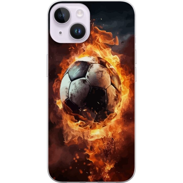 Mobildeksel til Apple iPhone 14 Plus med Fotball motiv