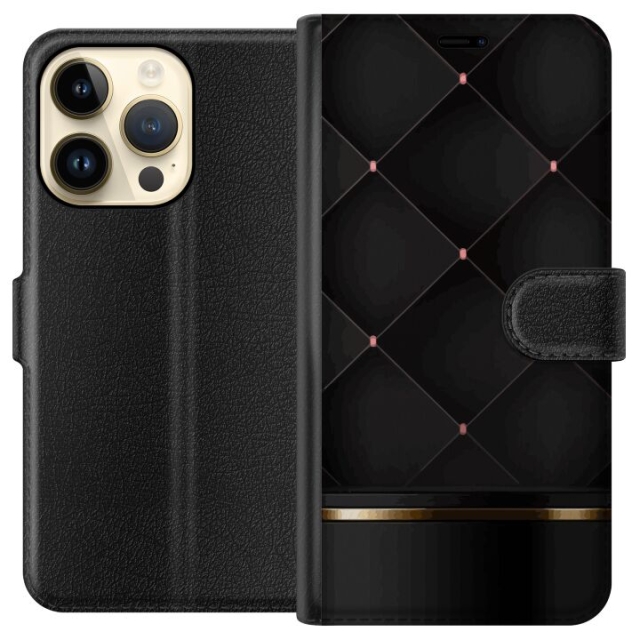 Lommeboketui til Apple iPhone 15 Pro med Luksuslinje motiv