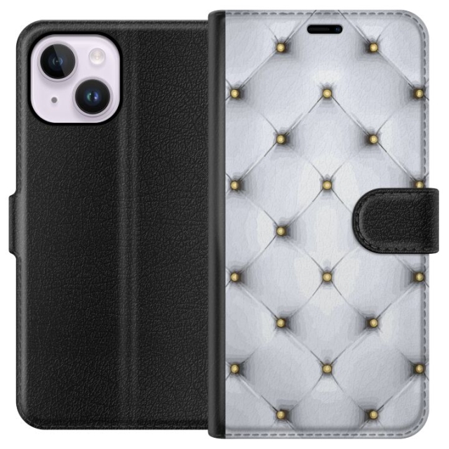 Lommeboketui til Apple iPhone 15 Plus med Luksuriøst motiv