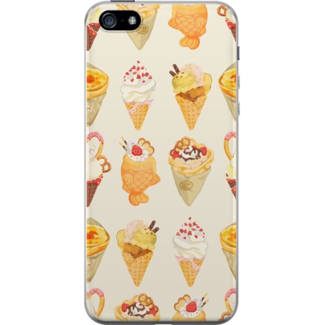 Mobildeksel til Apple iPhone 5 med Glassig motiv