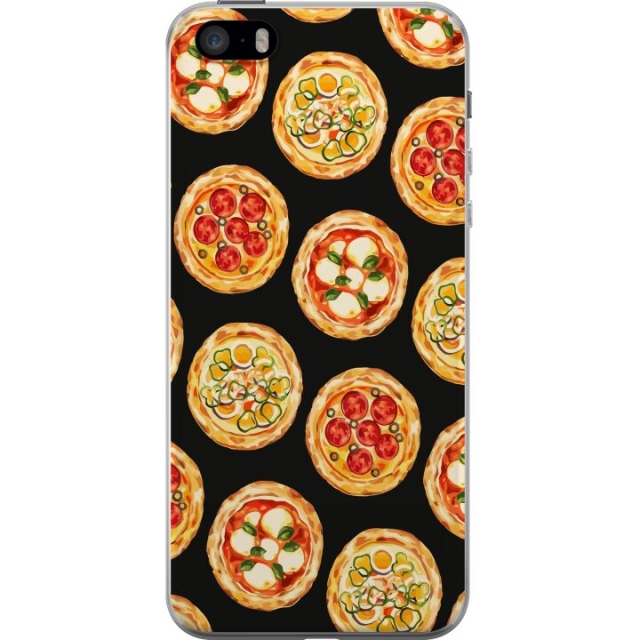 Mobildeksel til Apple iPhone 5s med Pizza motiv