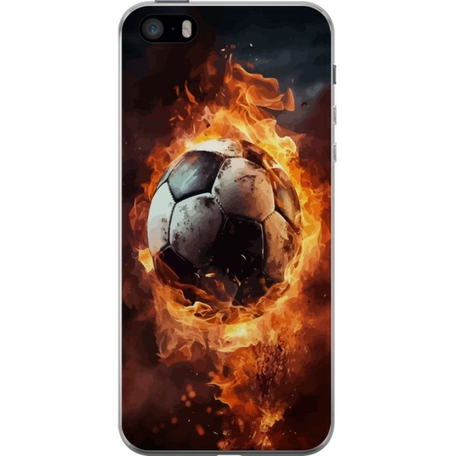 Mobildeksel til Apple iPhone 5s med Fotball motiv