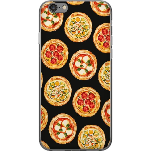 Mobildeksel til Apple iPhone 6 med Pizza motiv