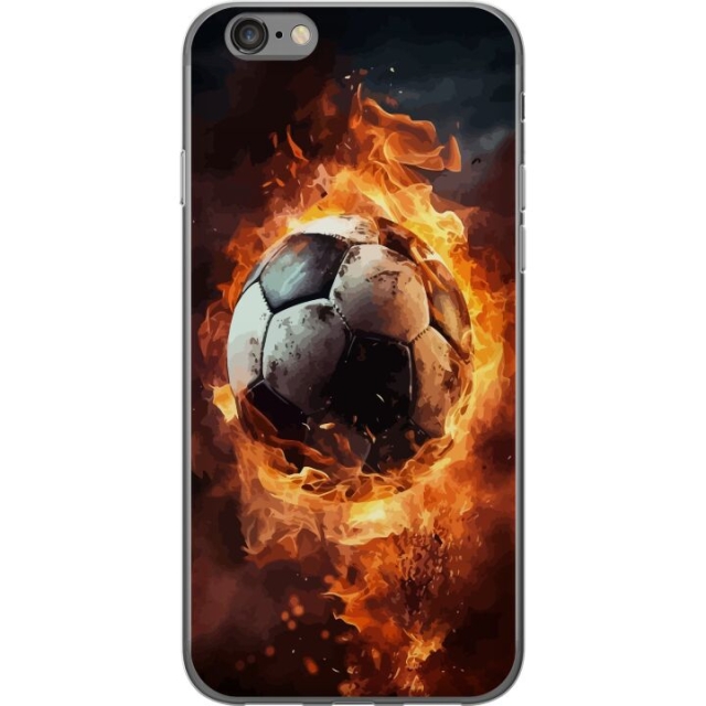 Mobildeksel til Apple iPhone 6 med Fotball motiv