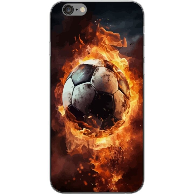 Mobildeksel til Apple iPhone 6 Plus med Fotball motiv