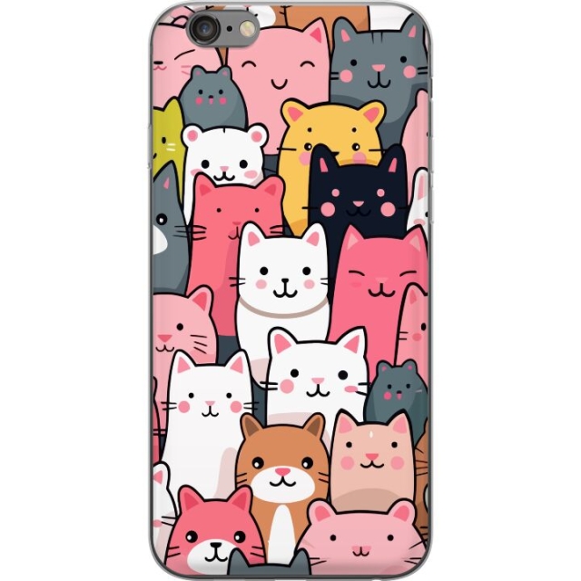 Mobildeksel til Apple iPhone 6s Plus med Kattmønster motiv