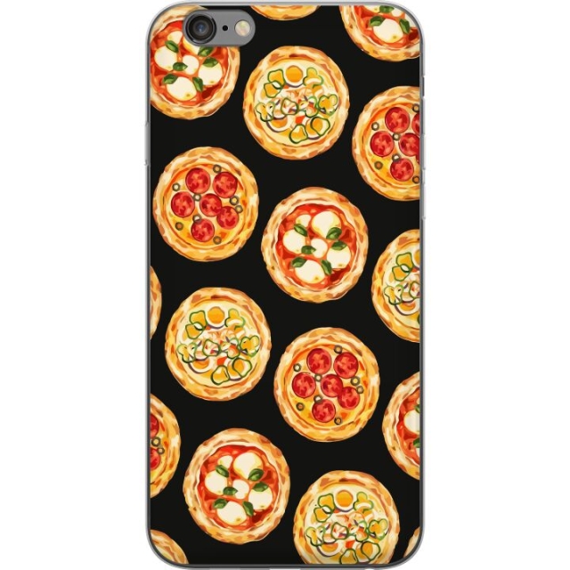 Mobildeksel til Apple iPhone 6s Plus med Pizza motiv