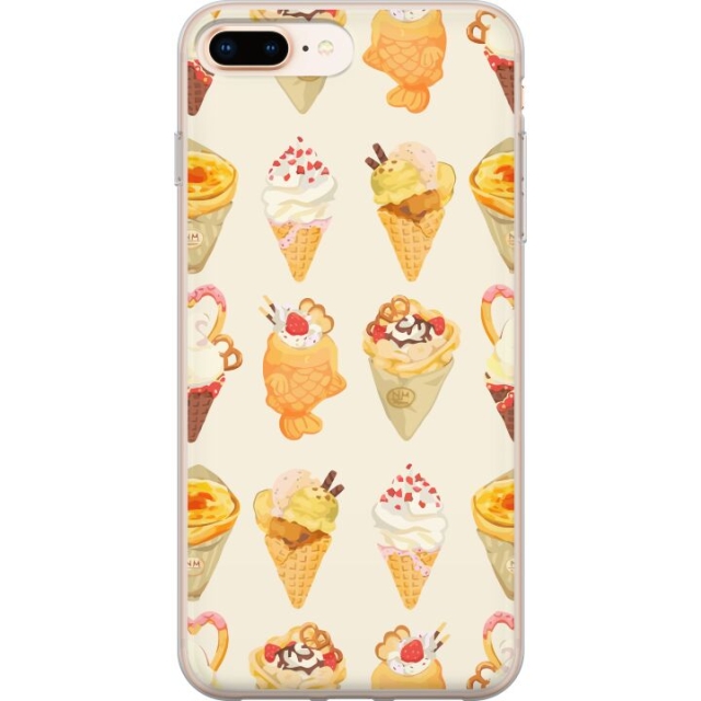 Mobildeksel til Apple iPhone 7 Plus med Glassig motiv