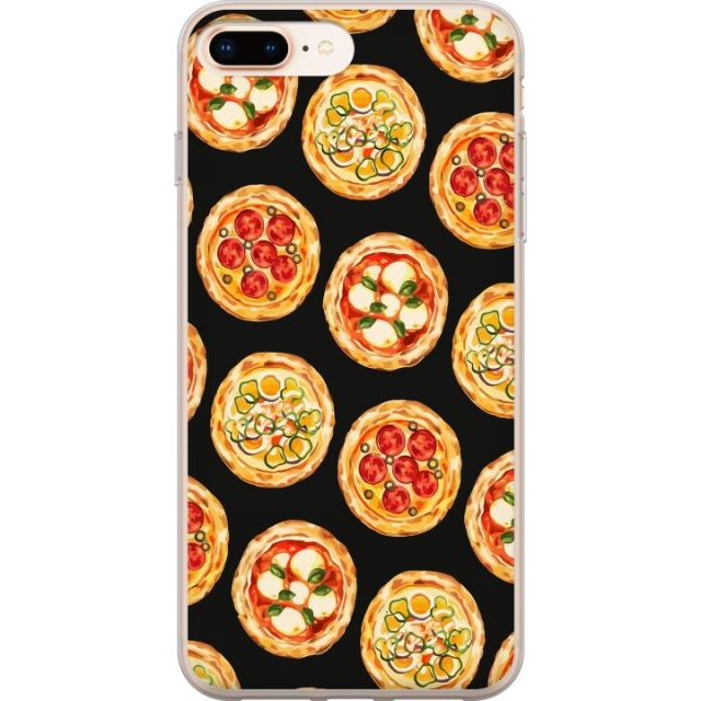 Mobildeksel til Apple iPhone 7 Plus med Pizza motiv