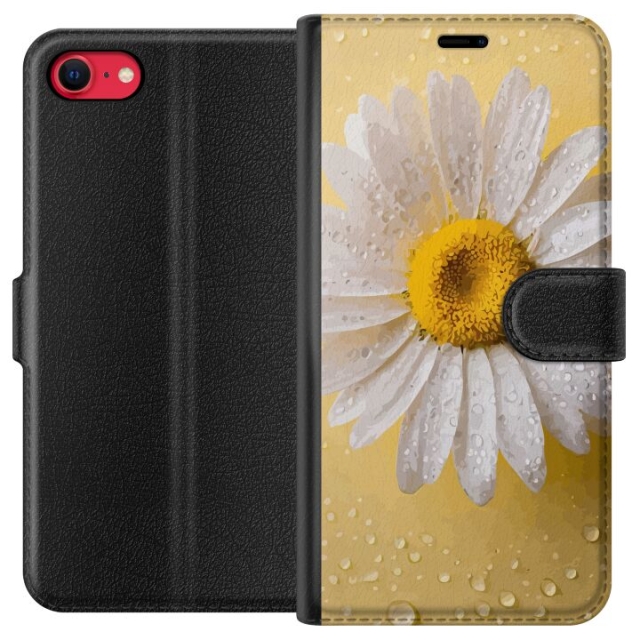 Lommeboketui til Apple iPhone SE (2020) med Porselensblomst motiv