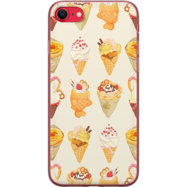 Mobildeksel til Apple iPhone SE (2020) med Glassig motiv