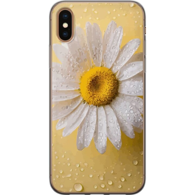 Mobildeksel til Apple iPhone XS Max med Porselensblomst motiv