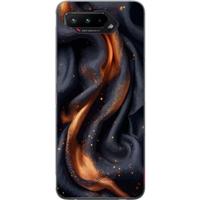 Mobildeksel til Asus ROG Phone 5 med Brennende silke motiv