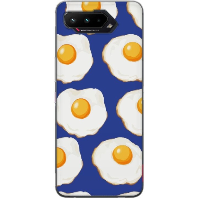 Mobildeksel til Asus ROG Phone 5 med Stekte egg motiv